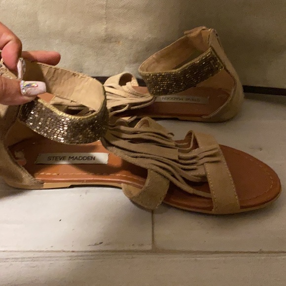 Suede Tribal Sandals - Picture 4 of 4